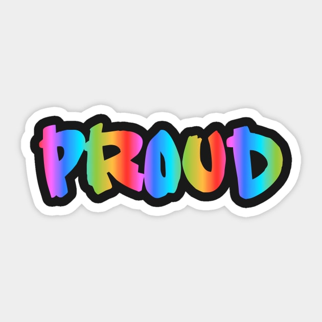 Proud Sticker by Kayllisti